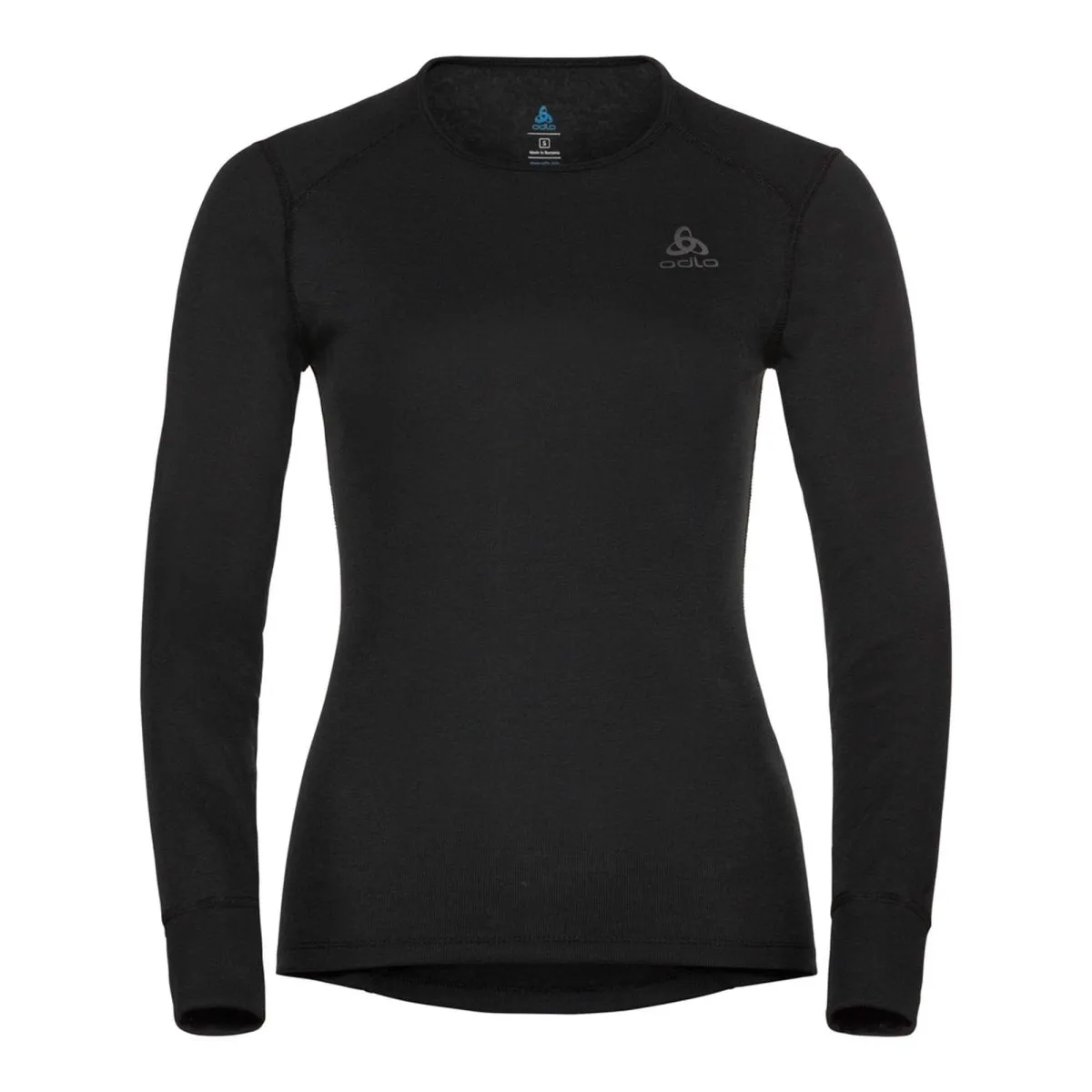 Active Warm Eco Long Sleeve Crew Baselayer - Black