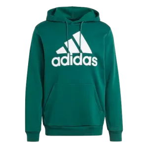 ADIDAS ESSENTIALS BIG LOGO FLEECE HOODIE - MENS - GREEN