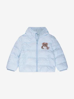 Dolce & Gabbana Baby Boys Puffer Jacket in Blue