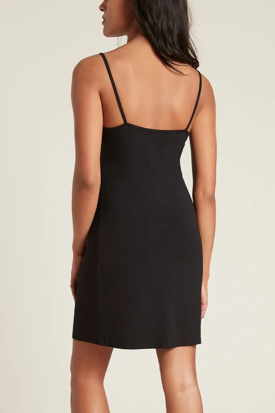 Everyday Black Slip Dress