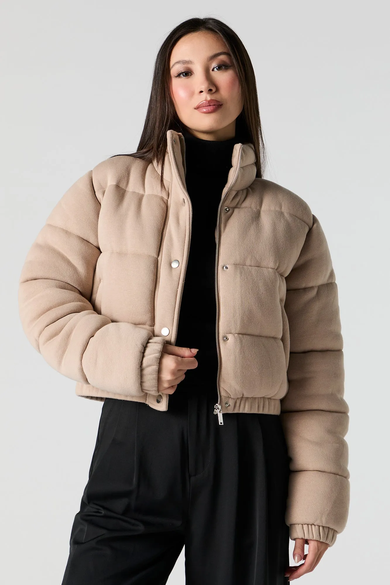 Fleece Puffer Jacket