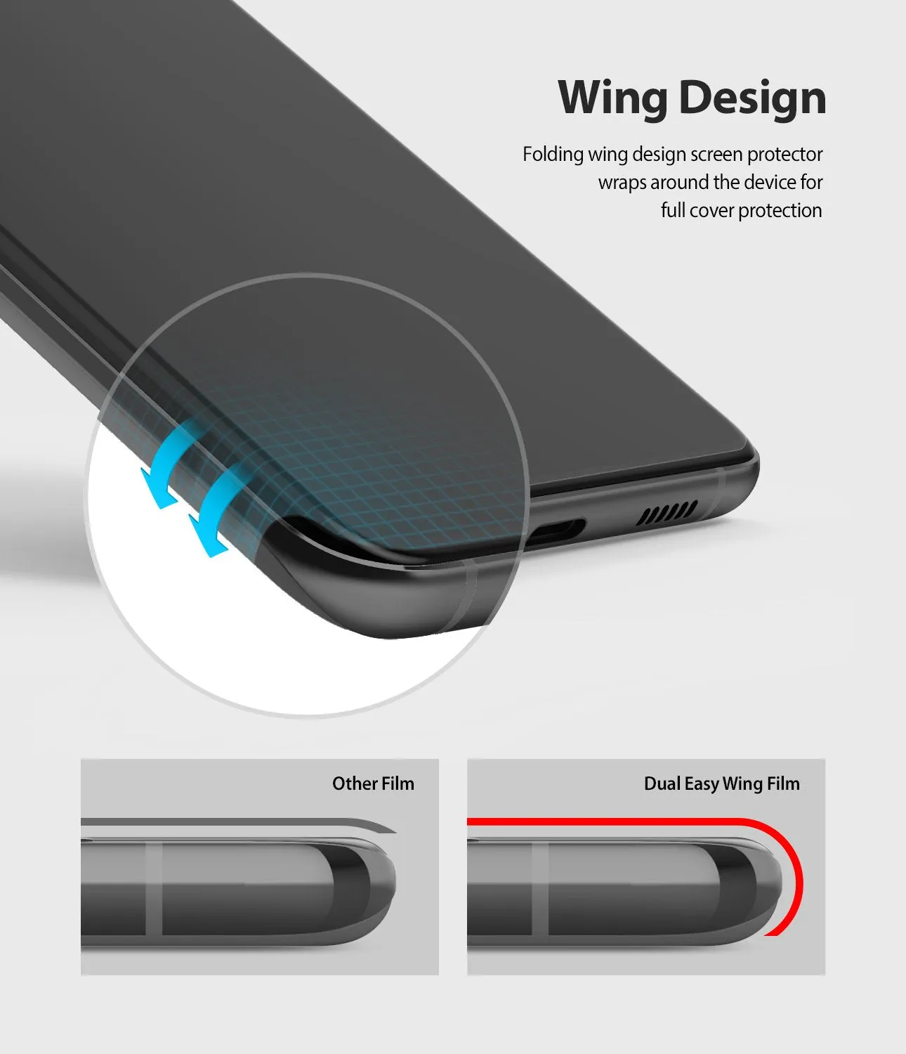 Galaxy S20 Ultra Screen Protector | Dual Easy Wing