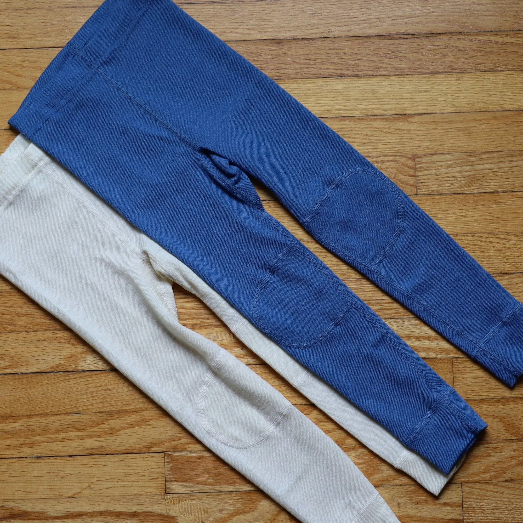 Hocosa Child Legging with Cuff, Merino Wool, with Knee Patches