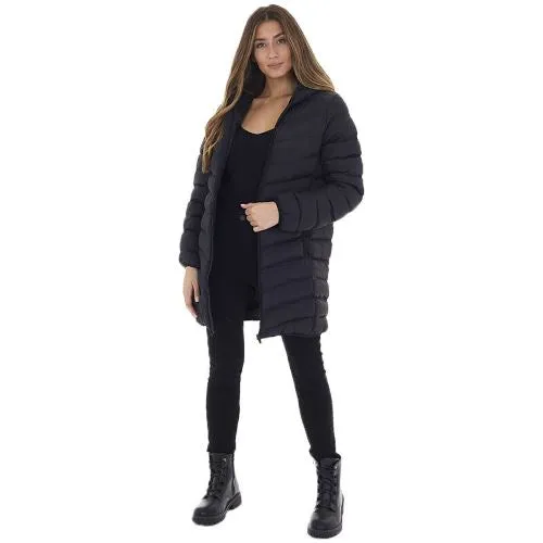 Ladies Brave Soul Grant Long Padded Coat