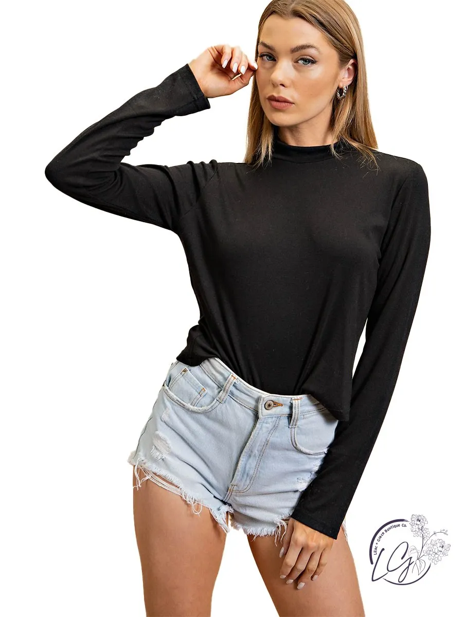 Luxe Layer Mock Top