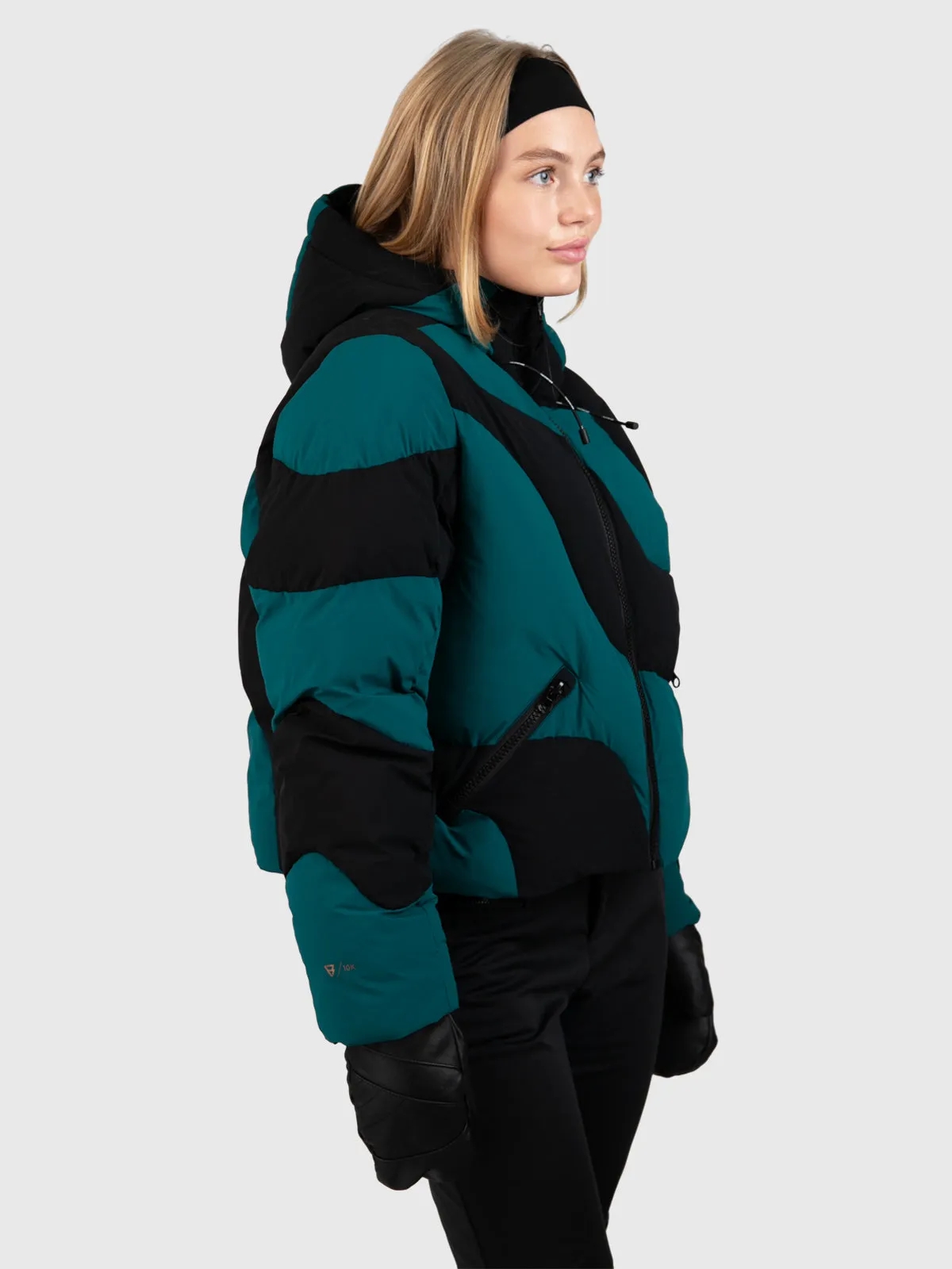 Maryski Women Puffer Snow Jacket | Evergreen