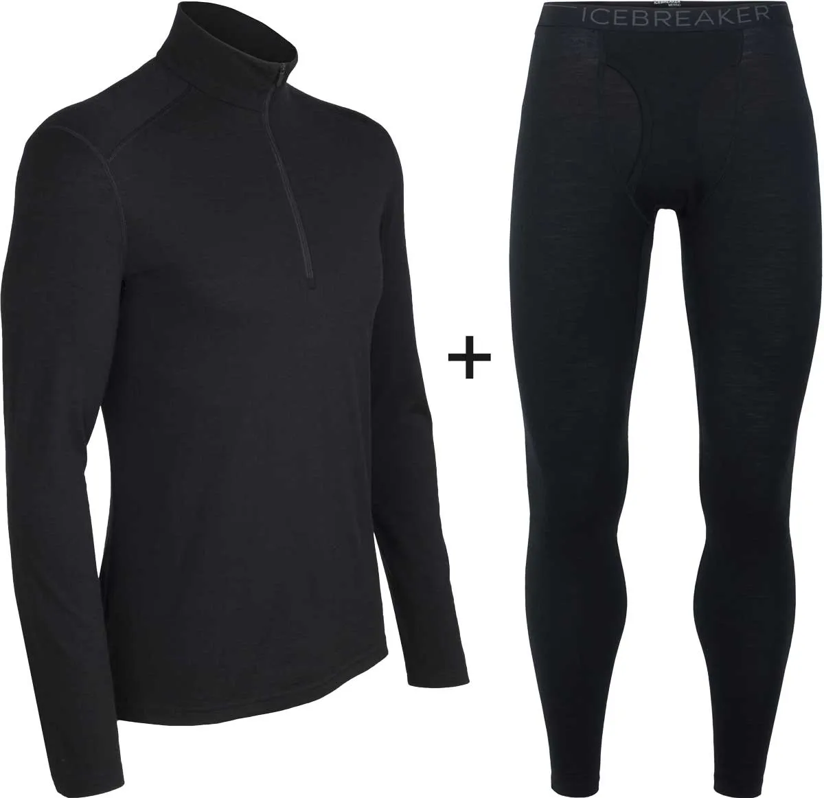 Men's Icebreaker Merino 200 Oasis Half Zip Base Layer COMBO