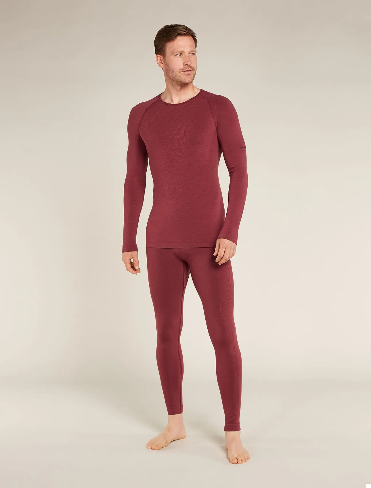 Mens Merino Blend 260 ZoneKnit™ Seamless LS Crewe Thermal Top