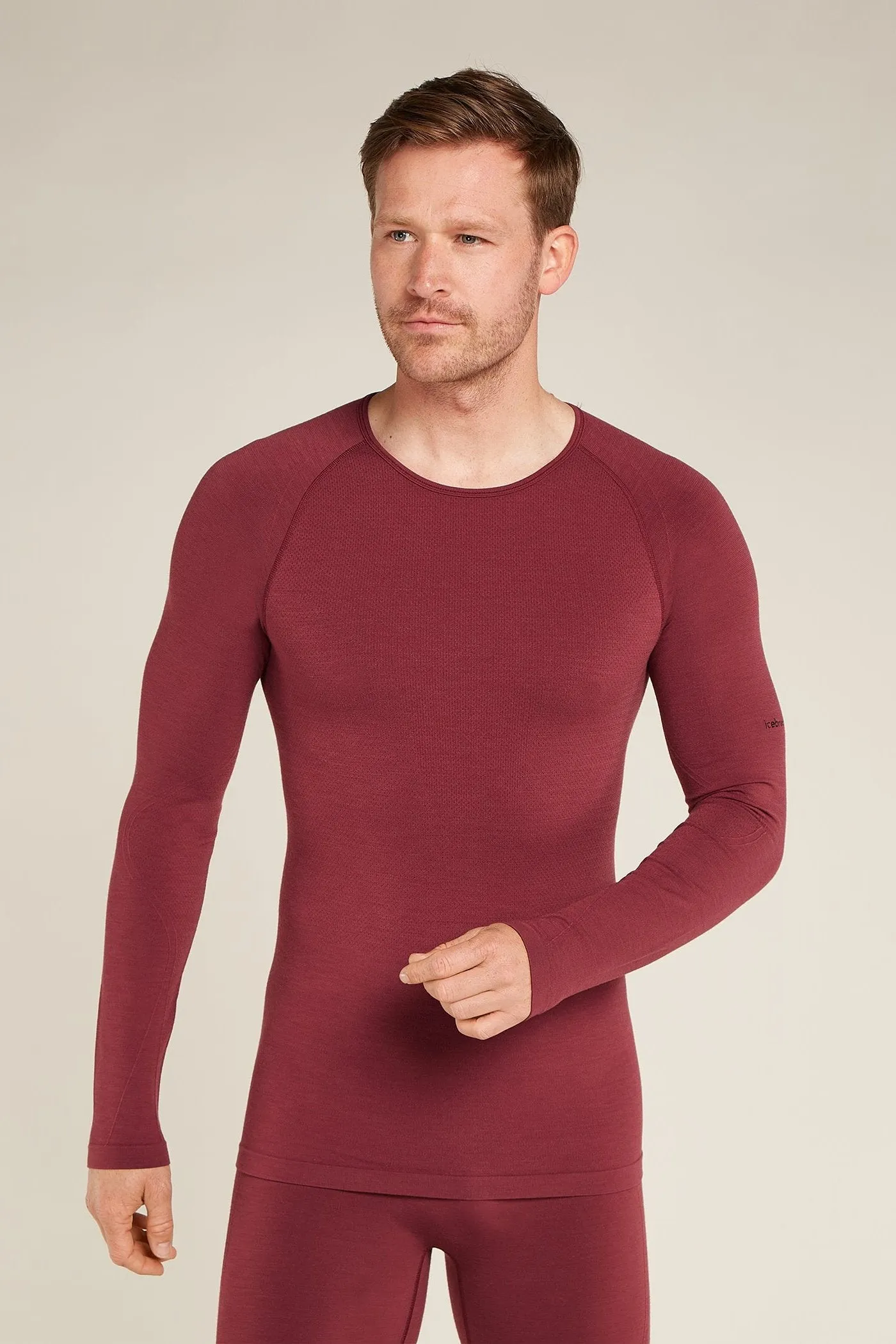 Mens Merino Blend 260 ZoneKnit™ Seamless LS Crewe Thermal Top