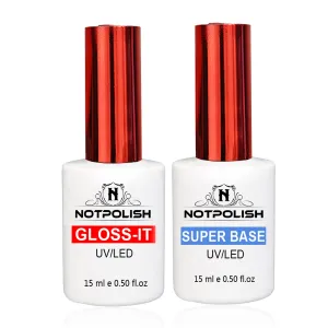 Notpolish Gel Base & Gloss it Top Coat Duo