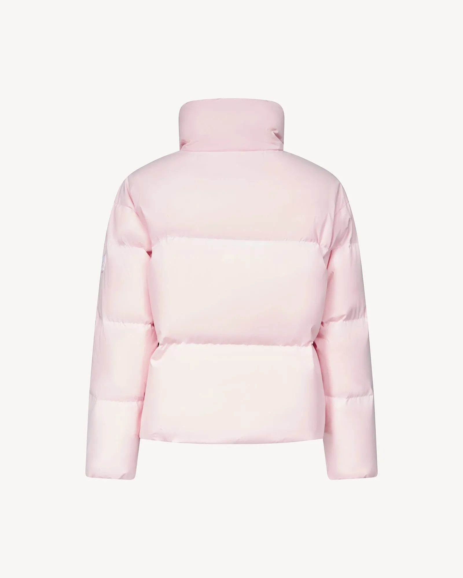 Ozaka cropped puffer-style down jacket Petal rose