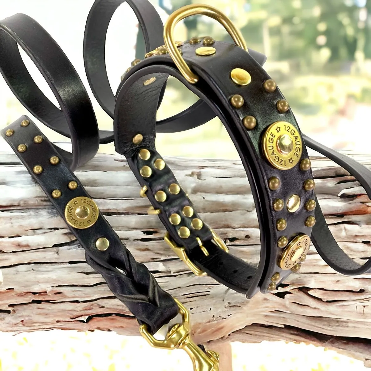 Personalized Leather Dog Collar Legend