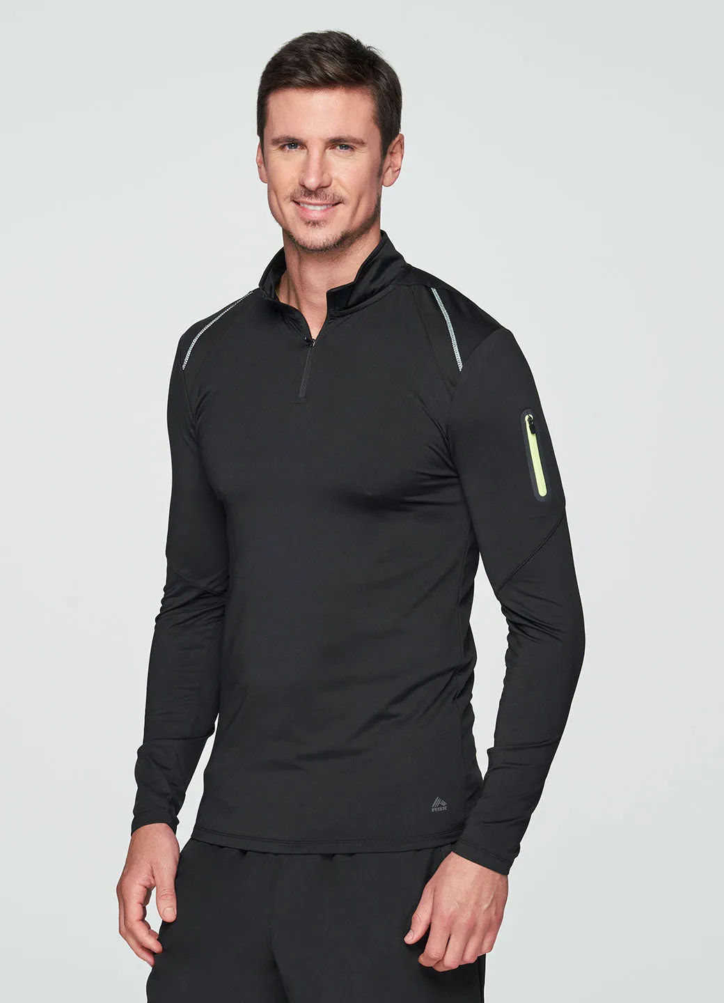 Prime Compression 1/4 Zip Base Layer Tee