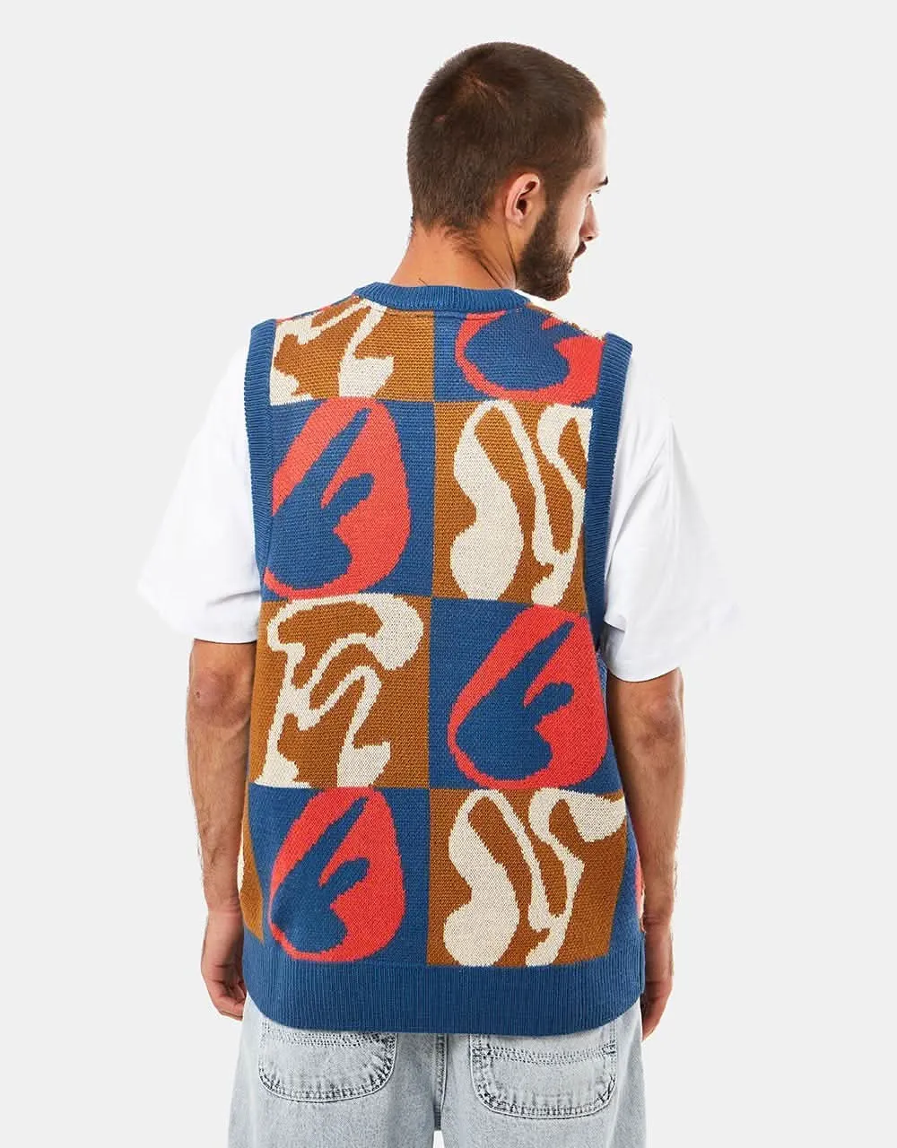 Route One Soul Knitted Vest - Multi