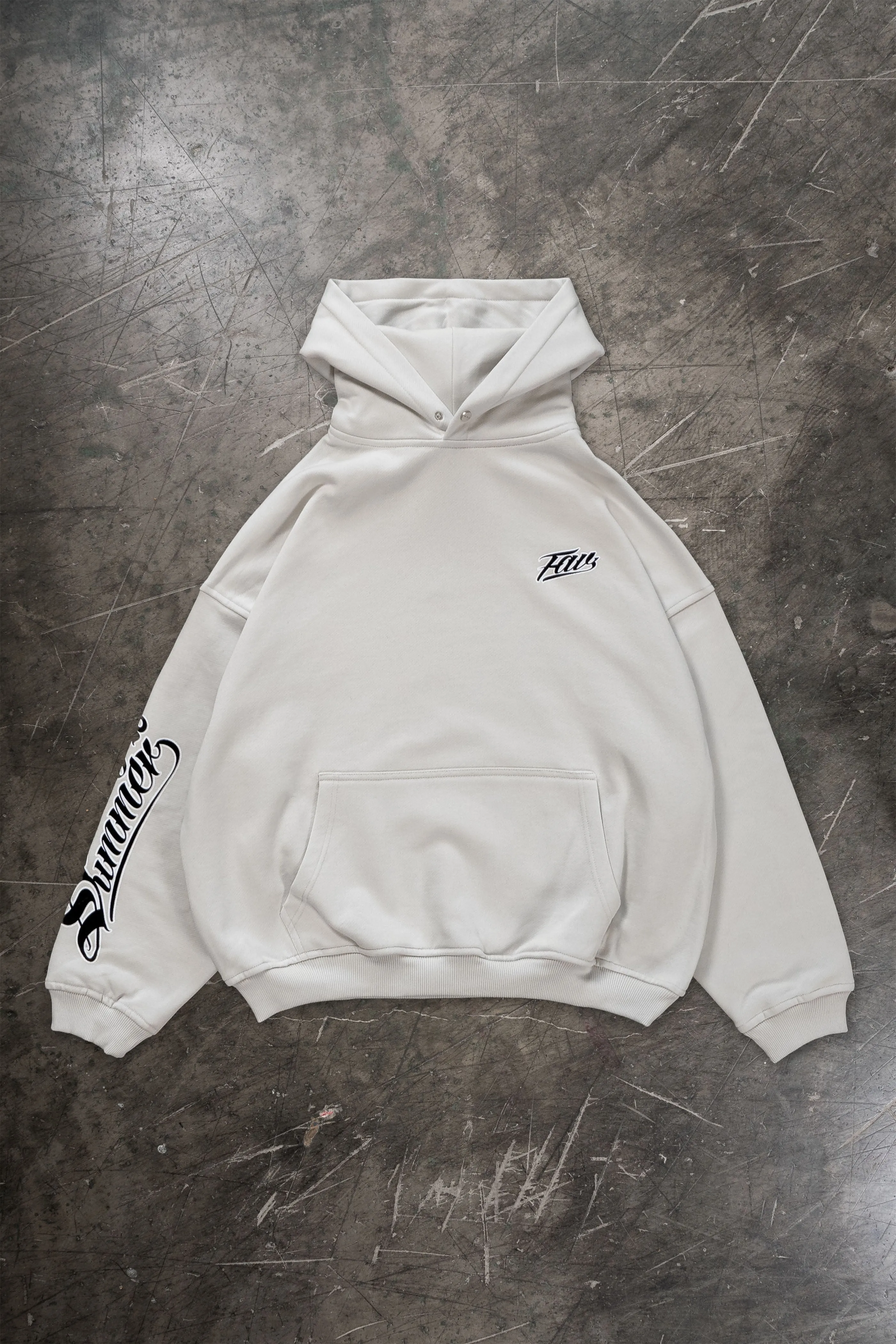 SS23 ALOE WASH SNAP BUTTON HOODIE