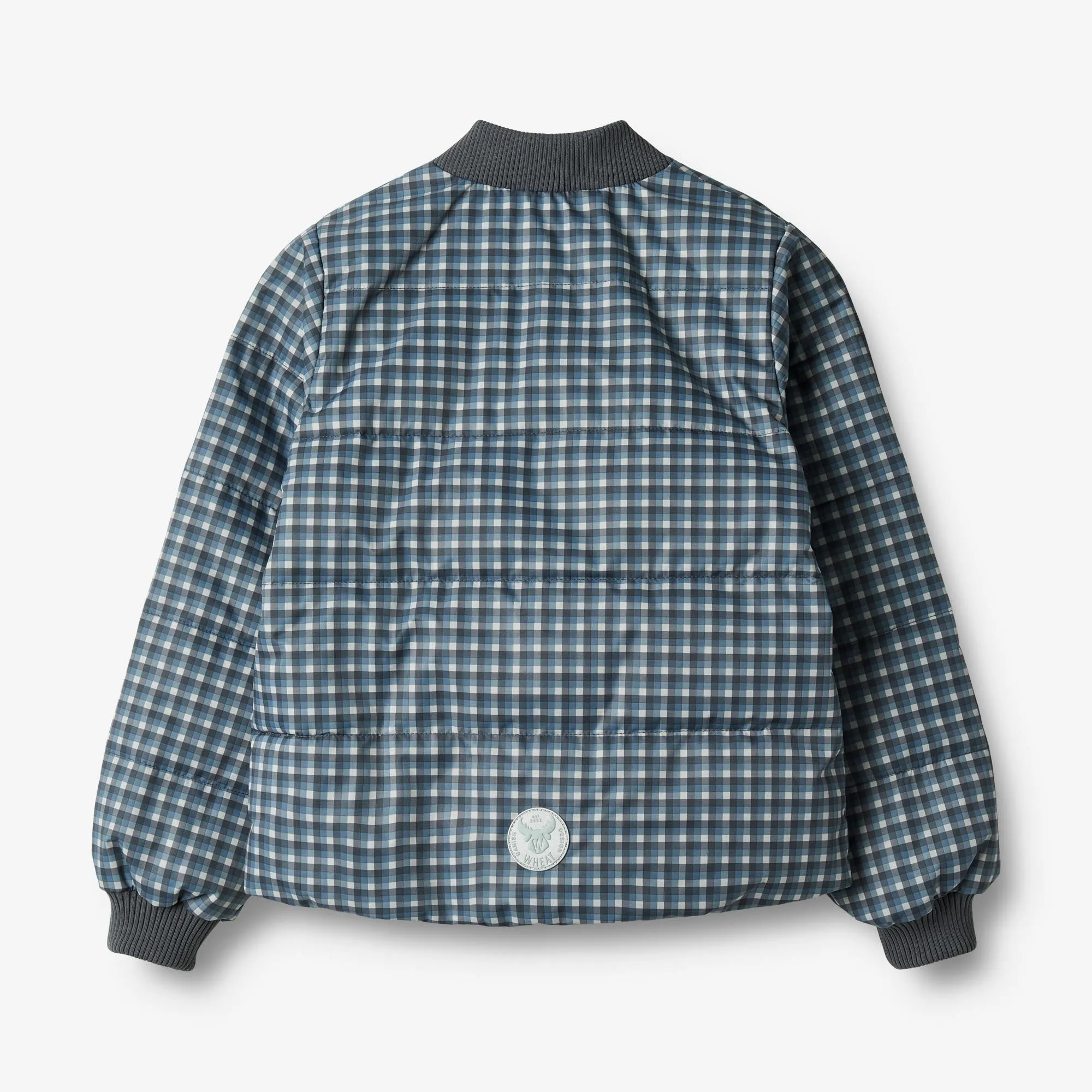 Summer Puffer Jacket Malo - blue check