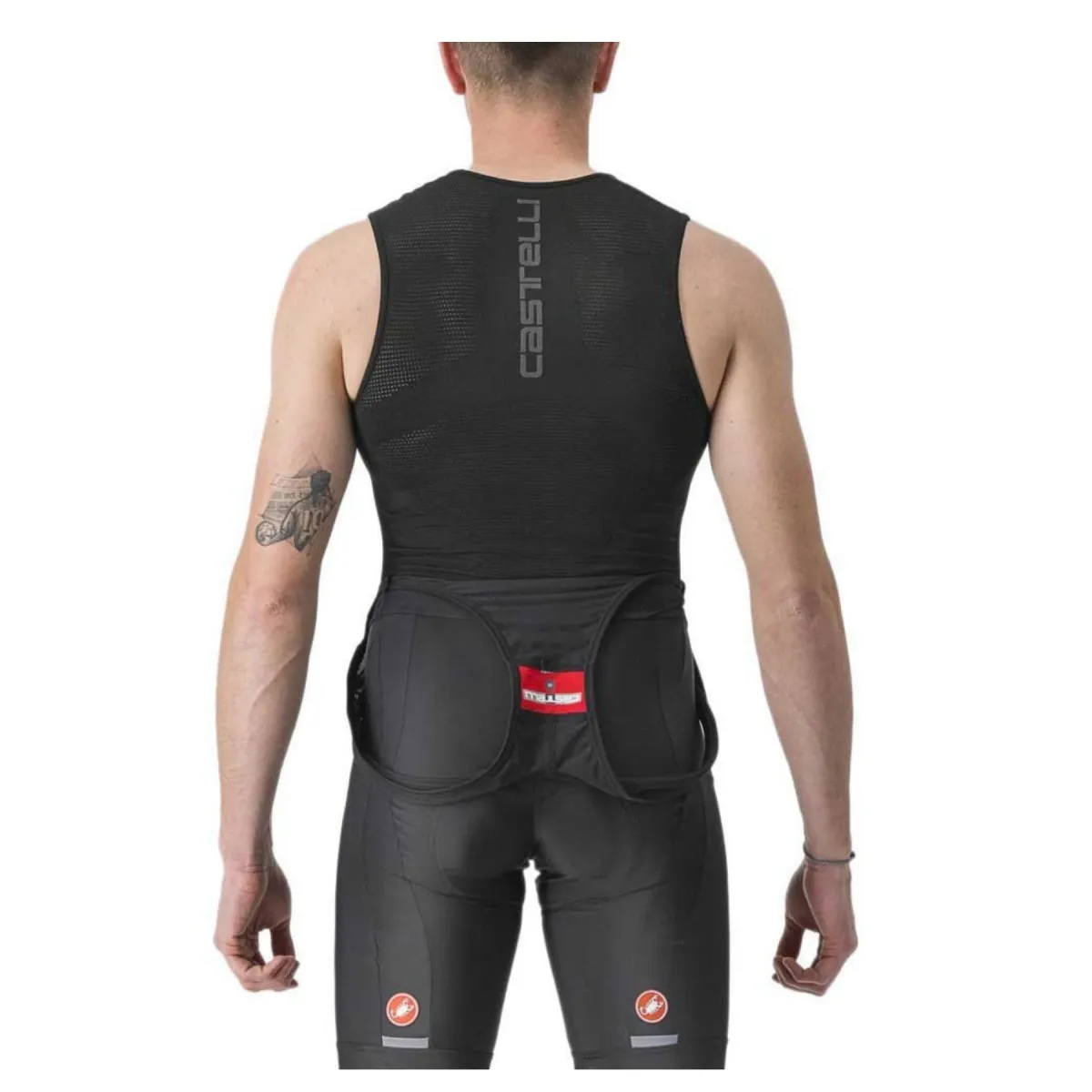 Undershirt Castelli Core Seamless Sleevesless Black