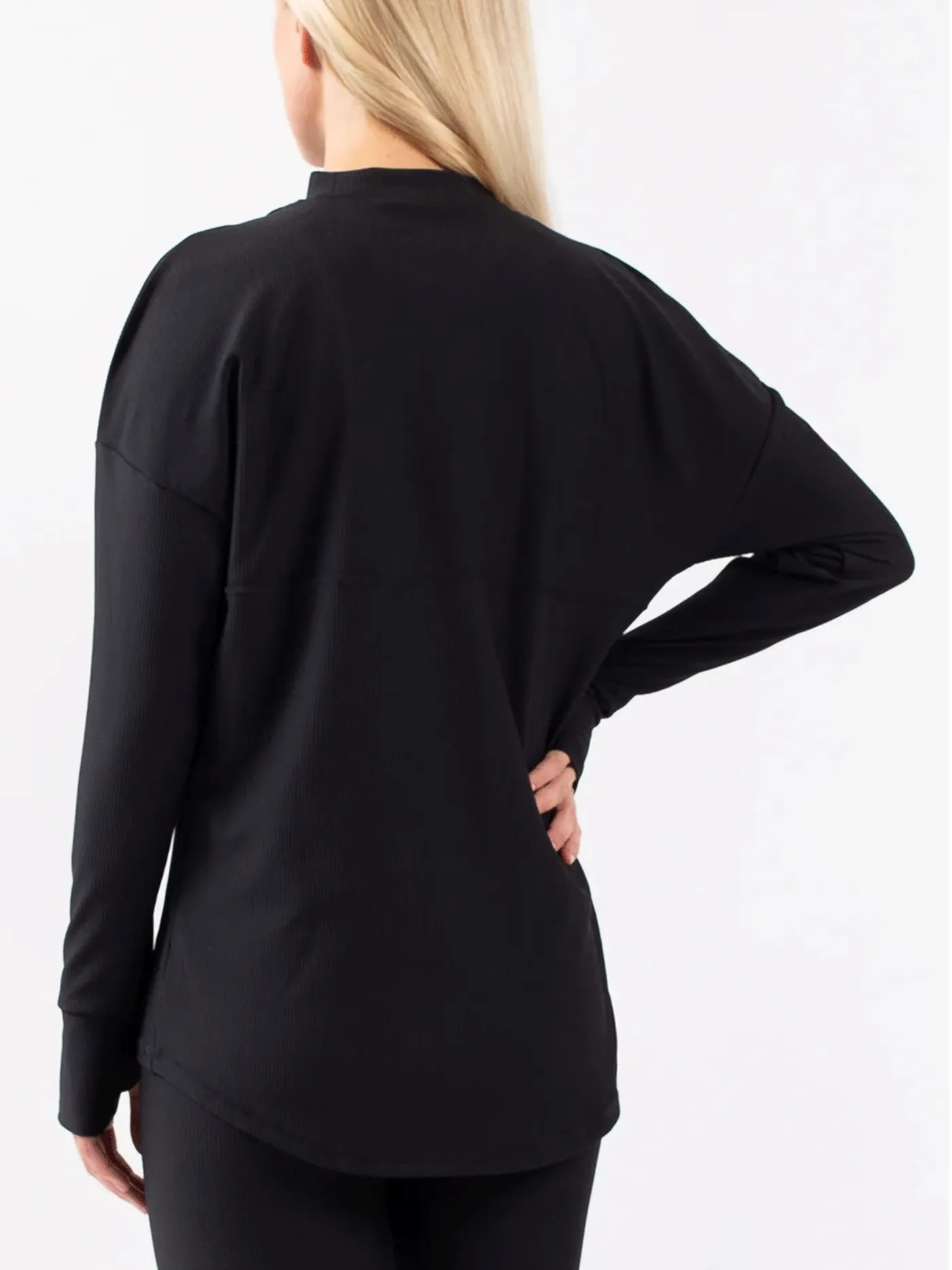 Venture Rib Black Base Layer