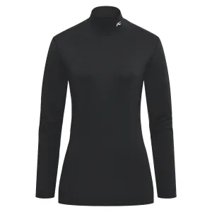 Womens Base Layer Turtleneck Black - 2025